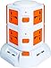 PF Electra Vertical USB Surge Protector (2 Floors: 8W+4U) - Orange RS.900.00