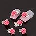 10pcs 3D Alloy Flower Rose Bow Tie Rhinestones Nail Art Glitters DIY Decoration