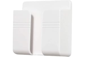 MNIXY Phone Holder Wall Mounted BracketCradle Control Storage Box for Bedroom Kitchen Bathroom Office