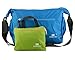 Rose Kuli Folding Unisex Shoulder Bags Outdoor Ultralight Nylon Water Resistant Diaper Bags (Green)