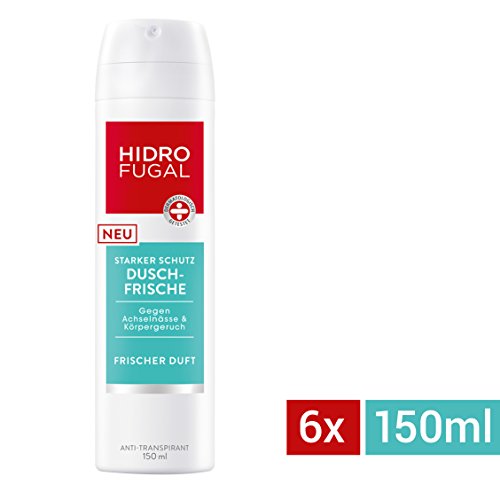 Hidrofugal Anti-Transpirant Dusch-Frische Spray, 6er Pack (6 x 150 ml) - 2