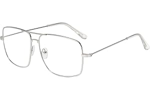 Musivon Brillengestelle Damen Herren - Vintage Brille Ohne Stärke fensterglas Dekobrillen