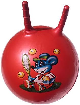 20" Inch Large Hopper Retro Ball Jump N Bounce Ball 50cm Outdoor Toy Adults/Kids Red, Blue, Pink Or Green HTUK® (Red)