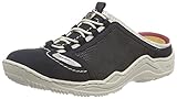 Damen-Pantolette Rieker Damen L0568 Clogs, Blau Pazifik/Silverflower 17, 38 EU