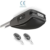 Mandos a distancia rolling code 433,92 mhz alta seguridad hasta 10 m² de superficie de puerta. Consumo DC24V - 100W, fuerza 600 N, IP 20