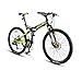 Produktbild Citybike 26 Zoll 27-Gang Fahrrad klappen Fahrrad Mit Doppelte Stoßdämpfung Für Unisex Erwachsener Mountainbike,Black