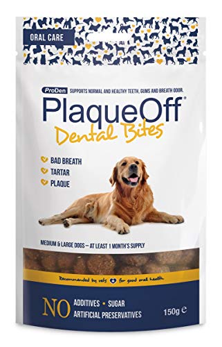 ProDen Plaque Off Dental Bites Dog Treats, 150 g