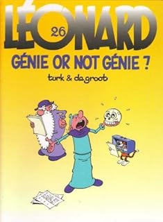 jaquette livre Léonard, tome 26 : Génie or not génie ?