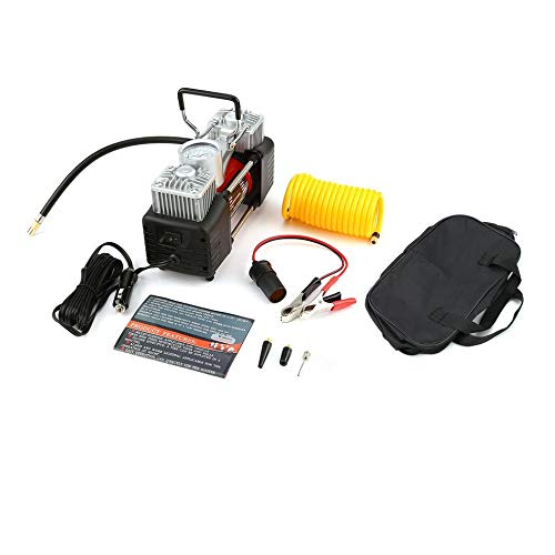 Preisvergleich Produktbild 12V 150PSI Tragbarer Notfall 2-Zylinder-Luftkompressor Universal