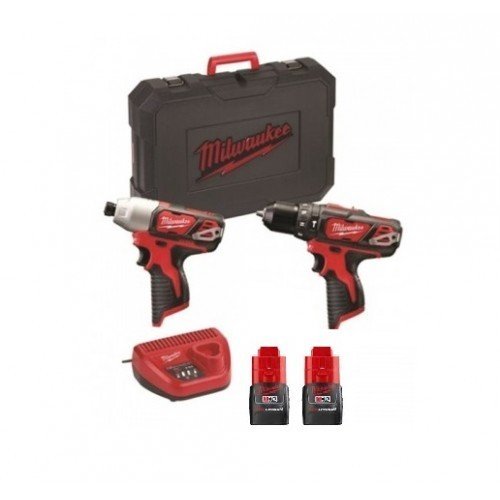 Milwaukee M12 BPP2F-152C | Kit 12V Trapano+Avvitatore