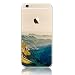 Produktbild MAOOY iPhone 5/5s/SE Schutzhülle, 3D Landscape Muster iPhone 5s Durchsichtig Handyetui Slim Fit Flexible Gummi Stoßfest Kompletthülle für iPhone SE (4.0 Zoll) - Grüne Berge