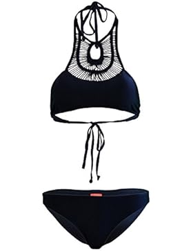 Octopus Softcup / Push-Up-Neckholder-Bikini / elegantes Design / verschiedene Farben / High Waist Slip f58