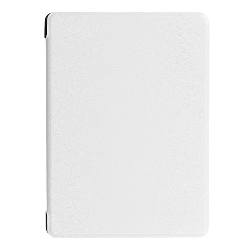 IVSO Ultra Schlank Ständer Slim Leder zubehör Schutzhülle mit Automatischem Schlaf Funktion für Neue Kindle eReader, 15,2 cm 6 Zoll (8. Generation – 2016 Modell) perfekt geeignet,Weiß - 6