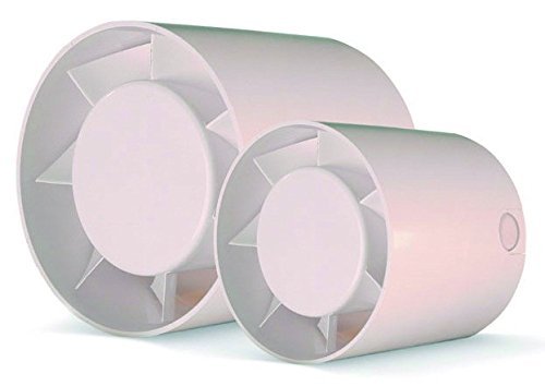 Preisvergleich Produktbild Wallair ROHR-EINSCHUBLÜFTER 230 V / 125 MM