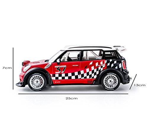 PTL® BMW Mini Cooper Remote Control Car for Kids, Working Lights, Spotlights, PL9116 1:18 Licensed Mini Countryman WRC R60 Electric Radio Controlled RC Cars Best Boys Girls Car Toys, 27Mhz Red RTR reviews PTL® BMW Mini Cooper Remote Control Car for Kids, Working Lights, Spotlights, PL9116 1:18 Licensed Mini Countryman WRC R60 Electric Radio Controlled RC Cars Best Boys Girls Car Toys, 27Mhz Red RTR