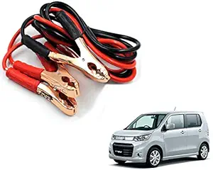 WolkomHome Jumper Cable Booster cable car Battery charger 500-Amp to 700-Amp Capacity 2-mtr for Maruti Suzuki WagonR Stingray