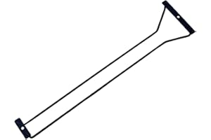 Abcsea 1 Pezzo Nero Porta Bicchiere di Vino, Supporto per Bicchiere di Vino, Porta Bicchiere da Vino Sospeso, Stemware Rack, 50 cm 1 Fila