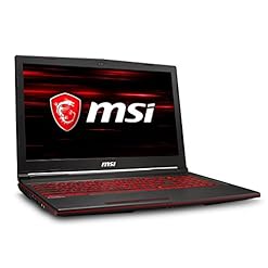 Alternative view of MSI GL63 8RE-455IN 2018 15.6-inch Laptop (Core i7-8750H/16GB/128GBSSD+1TB/Windows 10/6GB Graphics), Black