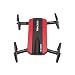 Produktbild Drohne Togather Faltbar Taschendrohne RC Quadcopter Drone mit HD Kamera WIFI FPV Höhehalten Funktion (Rot)