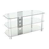  Brillante Cristal Negro Soporte para televisores LED, LCD, televisores de Plasma, Curvado,