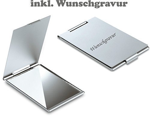 Taschenspiegel REFLECTS PATRAI mit Wunschgravur graviert