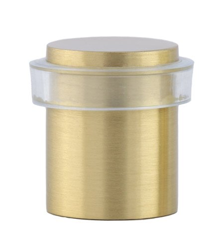 EVI herrajes i-180-t – Türstopper, 2 Stück Einheiten, Finish Messing matt (Messing) transparent Gummi