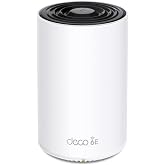 TP-Link Deco XE75(1-Pack)-System WiFi 6E Mesh, AXE5400, Triband, AI Mesh | Whole House WiFi Coverage. Unified Network. Gigabi