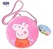 Produktbild Peppa Wutz Tasche™ Qualität Peppa Pig Kinder Geldbeutel Tasche Handtasche Pink Stofftier Kette zum Umhängen 16x16 cm Kindergarten Vorschule und Schule 1 2 3 4 Jahre
