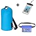 Produktbild Wasserdichte Tasche, Universal Schutztasche Schutzhülle Handyhülle Case / Wasserdichter Packsack mit Verstellbarem Gurt(Packet von 3)/ Halten Sie Ihr Handy Cash Sicher & Trocken / Perfekt für den Segeln Schwimmen Schnorcheln Kajak Strand Sandbank