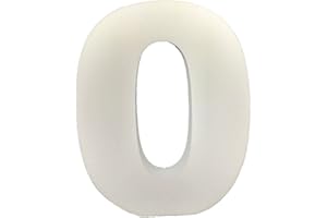 DecoPorex - Numeri 40 cm altezza polistirolo espanso per decorazione di eventi, festeggi, anniversario e compleanni (0)