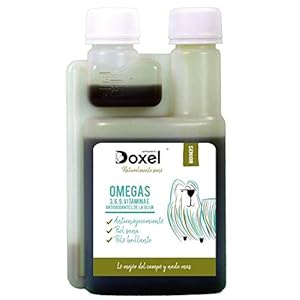 Doxel Senior-1 litro| Aceite Perros| Suplemento| Antiinflamatorio| Anti envejecimiento| Articulaciones sanas| Sistema inmunitario| Ácidos grasos Omega 3 6 9| Vitamina E| Masa Muscular|Perros Mayores