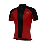 FDX Mens Cycling Jersey Half Sleeve Biking Top Outdoors Sportswear Bike Shirt