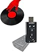 Carte son externe USB 2.0 Plug and play Virtual DJ pr&eacute; &eacute;coute ou Sortie amplificateur packaging ESS TECH
