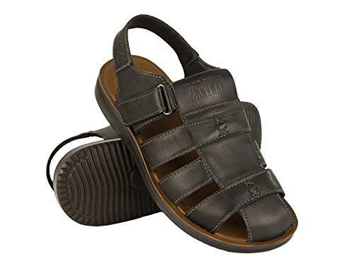 Zerimar Sandalias Hombre | Sandalias Trekking Hombre | Sandalias Hombre Senderismo | Sandalias Hombre Cuero | Sandalias Hombre Verano