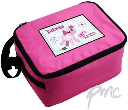 Personalised Cotton Zoo Organdie the Piglet Lunch Bag