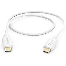 Hama Fabric USB-C Kabel – 1,5 M, Nylon-Ummantelung, Schnellladung & Datenübertragung Bis 480 Mbit/s, Knicksgeschützt, Schwarz