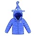 Produktbild ODJOY-FAN Kinder Baby Mädchen Junge Langarm Verdicken Outerwear, Winter Warm Mit Kapuze Mantel Elefant Nase Dick Oberbekleidung Casual Hoodies Mode Karikatur Jacke (Blau,110)