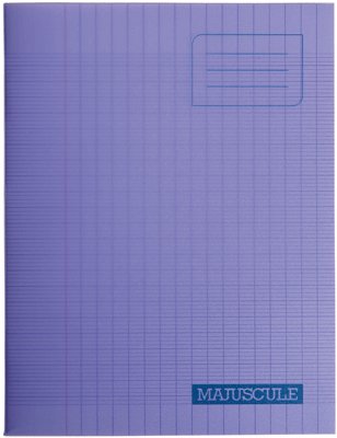 Conquerant HAMELIN - 1 Cahier Grands Carreaux 17x22cm 96 pages - Couverture Polypro Violette