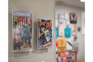 CollectorMount Comic Mount 3 Pack, Comic Book Shelf Stand or Wall Mount Display, Invisible and Adjustable