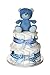 Signature Two Tier Baby Boy Gift / Nappy Cake / Baby Hamper / Baby Shower Gift / New Arrival Gift / Newborn Gift / Baby Boy Gift / Maternity Gift / FAST DISPATCH