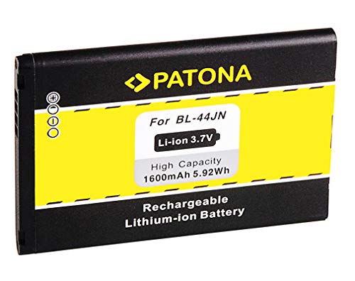 Batería BL-44JN para LG Optimus Black (P970) | Optimus Hub (E510) | Optimus L1 II (E410) | Optimus L3 (E400) | Optimus L3 II (E430) | Optimus L5 (E610) | Optimus Net (P690) | Optimus Sol (E730) [ Li-ion 1600mAh / 3.7V ]