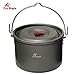 Produktbild Docooler 4L Freien Hängende Pot Aluminium für 4-5 Personen Kochen Camping Lagerfeuer-Party