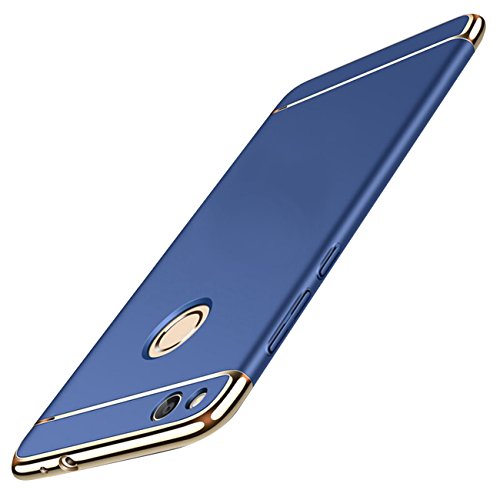 Qissy Funda Huawei P8 Lite  2017    Honor 8 Lite Nova Lite 3 en 1 Ultra Delgado Bumper Carcasa Anti-Scratch Slim Fit Protectora Case Cover para Huawei P8 Lite 2017 tel  fono  Azul 