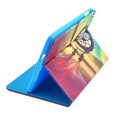 iPad Air Hülle, Deenor Dreamcatcher Design PU Leder Abdeckung Stand Flip Schutzhülle Hülle für Apple iPad Air iPad 5. (Dreamcatcher) - 6