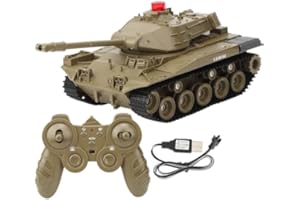 JULYKAI Carro Armato Verde per Bambini, Giocattolo per Carri Armati, Regalo di Simulazione 1/30 per Ragazzi