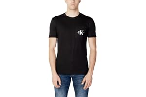 Calvin Klein Uomo T-Shirt Maniche Corte Core Monologo Scollo Rotondo
