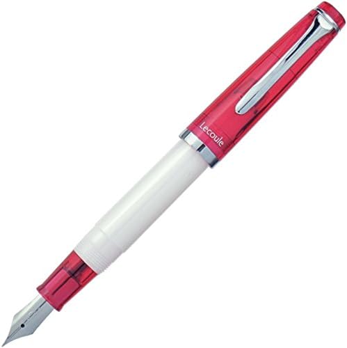 Sailor Lecoule Fountain Pen - Medium Fine Nib - Red Body (japan import)