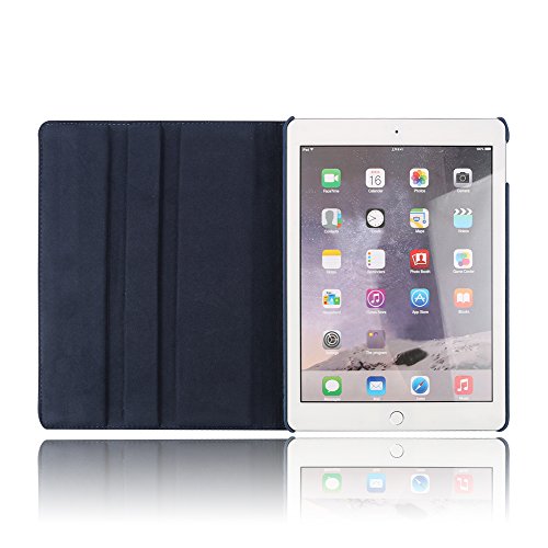 Hülle für iPad 4, elecfan® 360°Grad Drehung Hülle für iPad 2/3/4 Ledertasche lederhülle Case Smart Cover Tasche Flip Case Cover mit Auto Wake up und Standfunktion für iPad 2/3/4 (iPad 2/3/4, Blau) - 8