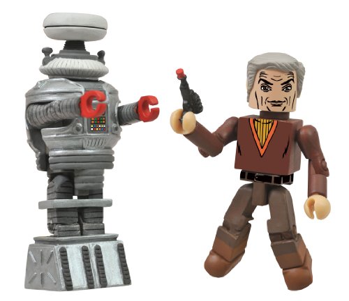 Diamond Select Toys Lost in Space Dr. Smith and B9 Robot Minimates, 2-Pack