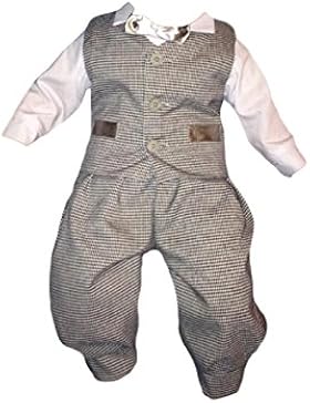 Taufanzug Festanzug Jungenanzug Baby Junge Kinder Hochzeit Anzüge,5tlg, G6